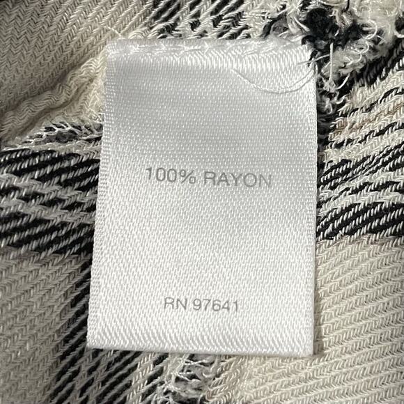 J.Jill Women Plaid Button Front Relaxed Fit Long Sleeve Tiered Peplum Top SZ/ S - Picture 10 of 11